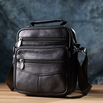 Сумка Vintage З натуральної шкіри Чорна (22864) Вінниця - фото 3