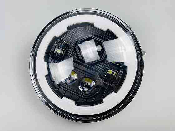 Фара головного світла LED 65W (ближній + дальній + ходові вогні (кільце)) 5.75 дюймів Мукачево