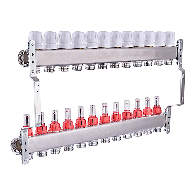 Коллекторный блок с расходомерами Nolf NF.2100-12S 1