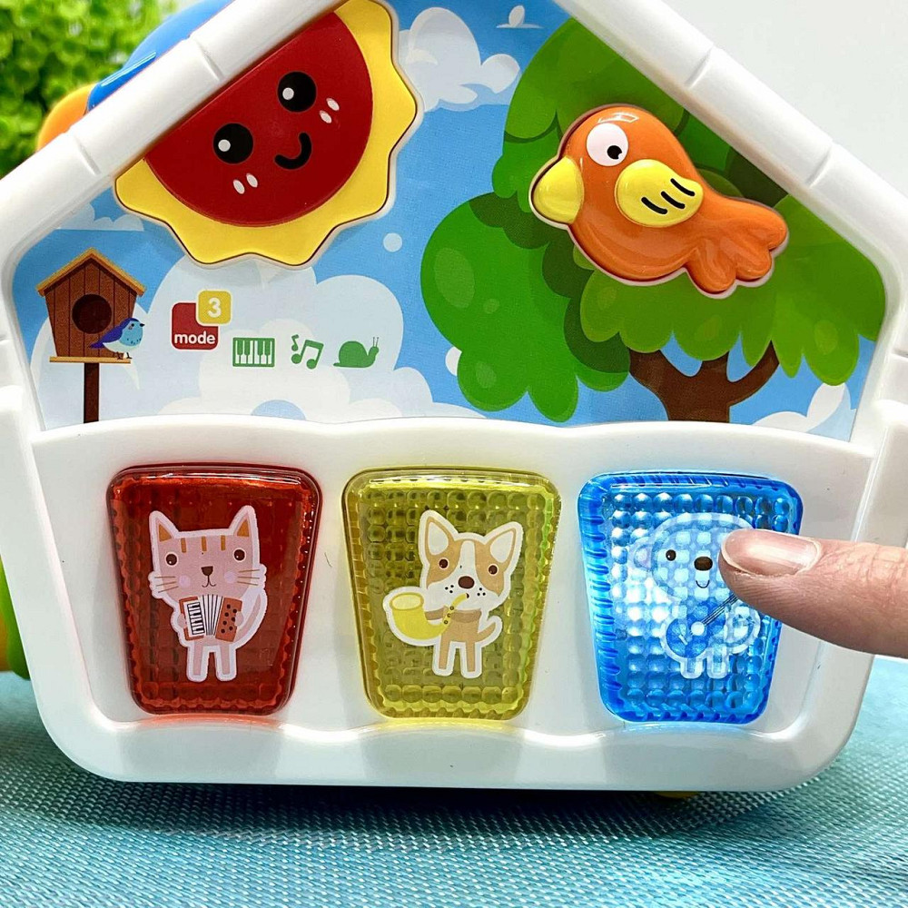 Сортер музична іграшка мелодії колесо вільного ходу звуки тварин пальчикові ігри (35969) Чернигов - изображение 2