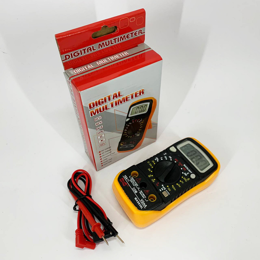 Портативний мультиметр тестер HAOYUE MAS830L, Мультиметр тестер цифровий точний, Мультиметри портативні BV-20 Івано-Франківськ - фото 3
