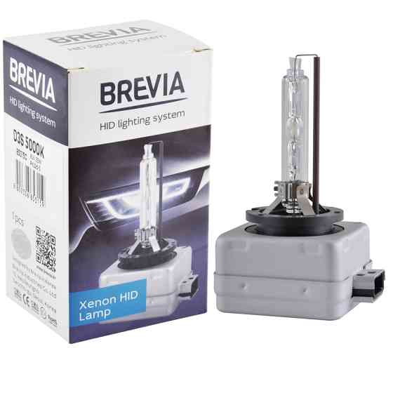 Ксеноновая лампа Brevia D3S 5000K, 42V, 35W PK32d-3, 1шт Львов