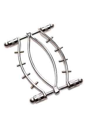 Затискач для вагіни Master Series: Spread 'Em Poker Vagina Clamp with Adjustable Pressure Screws, ши Sex Aura Київ