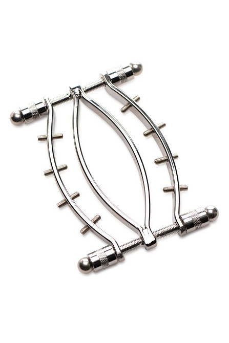 Затискач для вагіни Master Series: Spread 'Em Poker Vagina Clamp with Adjustable Pressure Screws, ши Sex Aura Київ - фото 5