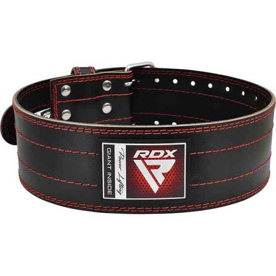 Пояс для важкої атлетики RDX Leather Black M Кам'янське