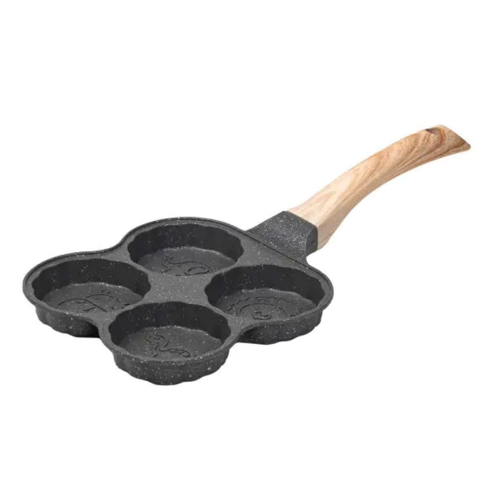 Сковорода для оладьев, яиц, панкейков порционная на 4 секции антипригарная HP39576C Киев - изображение 1