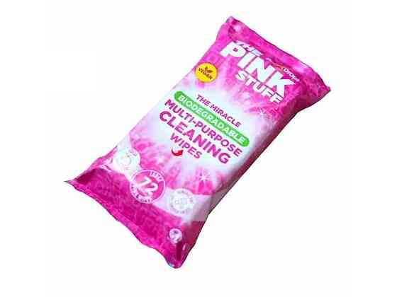 Серветки вологі для прибирання 72шт Універсальні ТМ THE PINK STUFF Київ