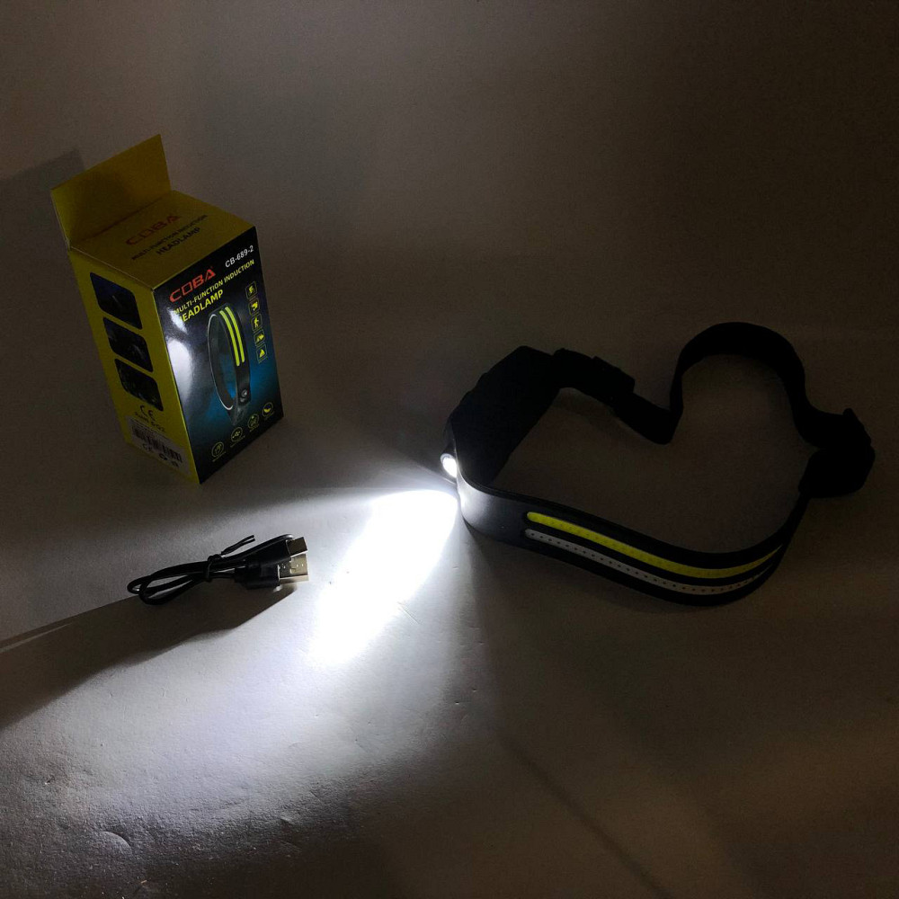 Ліхтар на голову для туристів, Налобний світлодіодний ліхтар для нічних прогулянок LA-62 Львів - фото 9