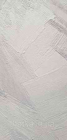 Шпалери вінілові на флізеліні Grandeco Time метрові абстракція структурні мазки білі сірі срібло Київ