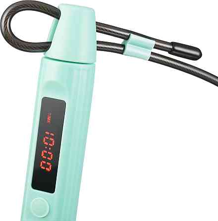 Умная скакалка Gymtek Smart с дисплеем и Bluetooth бирюзовая Киев