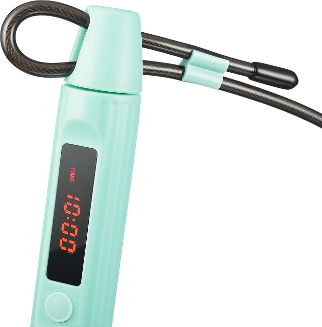 Умная скакалка Gymtek Smart с дисплеем и Bluetooth бирюзовая Киев - изображение 6