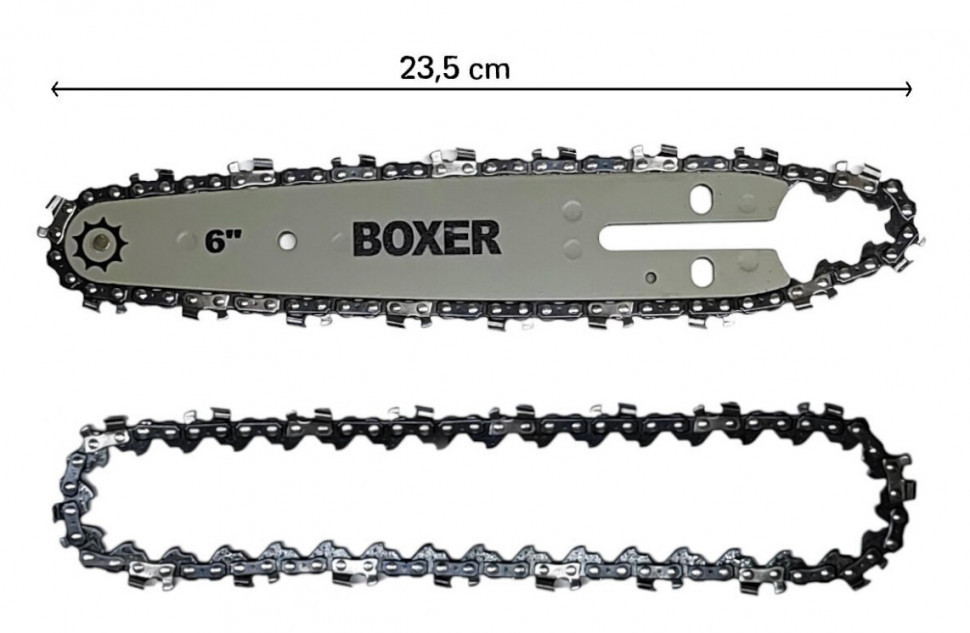 Акумуляторна ланцюгова пила BX-3307 24В: 18 см шина, автозмащення, 2 ланцюги та 2 АКБ у кейсі Одеса - фото 9