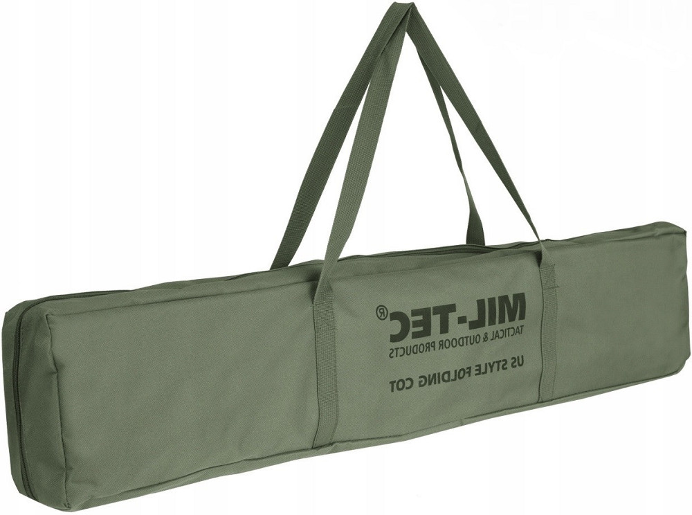 Складная Раскладушка алюминиевая 190х65 см с сумкой Mil-Tec (14402001) Olive Нововолынск - изображение 9