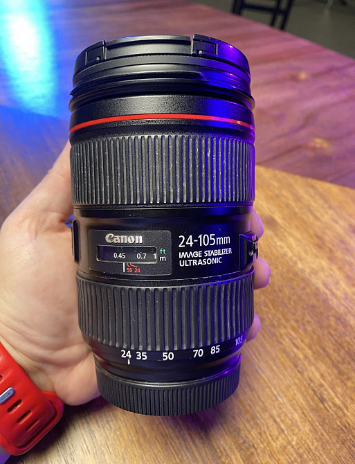 Canon EF 24-105mm f/4L IS II USM – профессиональный объектив (б/у) Киев - изображение 1
