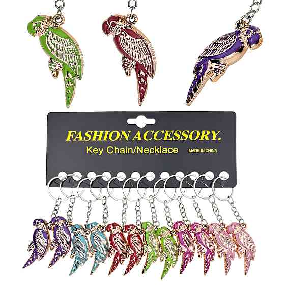 Брелоки для ключів жіночі Попуги 12 шт. Київ