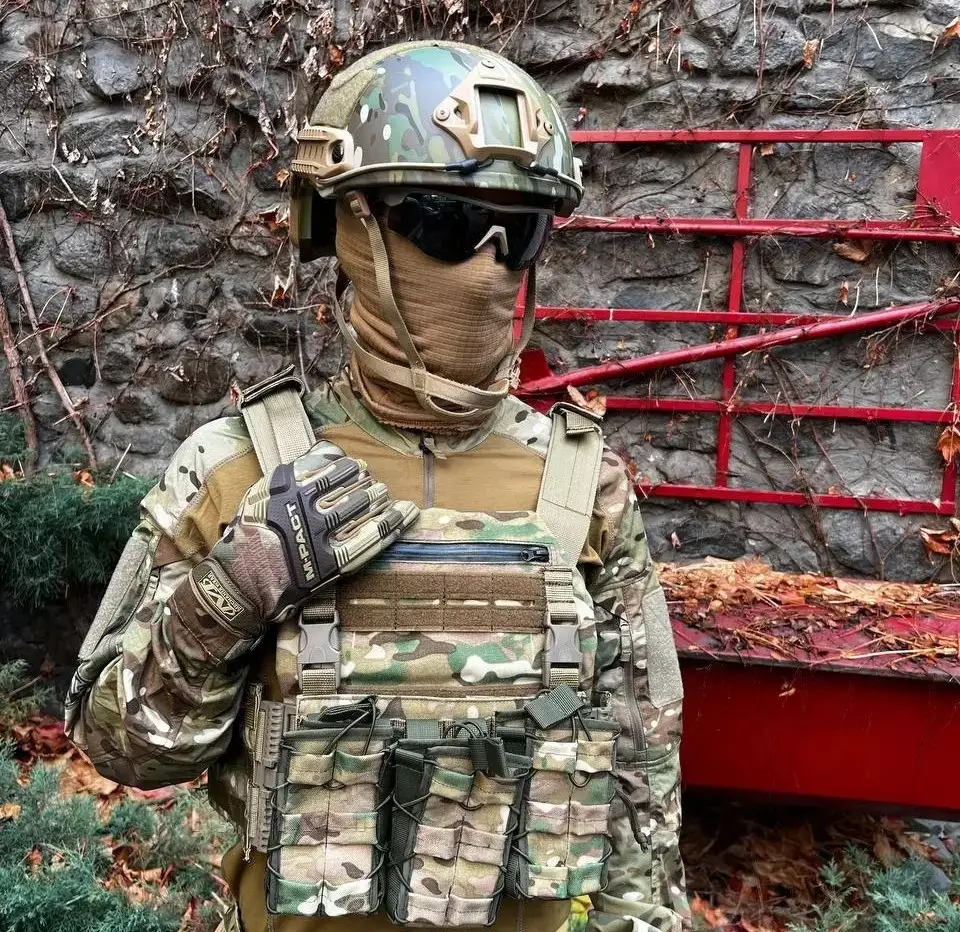 Тактический шлем каска Fast/Mich NIJ IIIA (размер L) Мультикам Винница - изображение 9