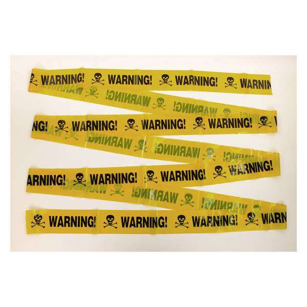 Лента оградительная Warning. Желтая Киев - изображение 1