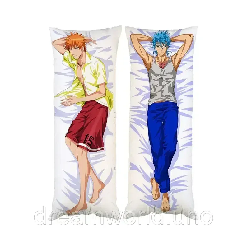 Подушка дакімакура Бич Грімджоу Ічиго декоративна паровитова подушка для обіймання двостороння 60х180 Харків - фото 1