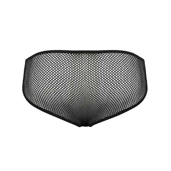 Мужские трусы со шнуровкой Passion 035 SLIP RICHARD L/XL Black, экокожа, сетка Sex Aura Киев