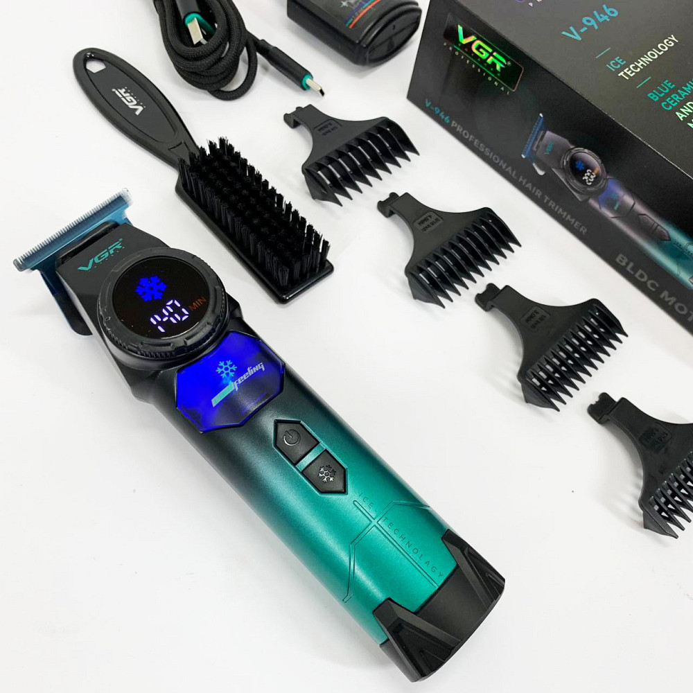 Машинка для стрижки окантовки, Машинка для стрижки волосся з універсальним живленням XM-96 Львів - фото 10