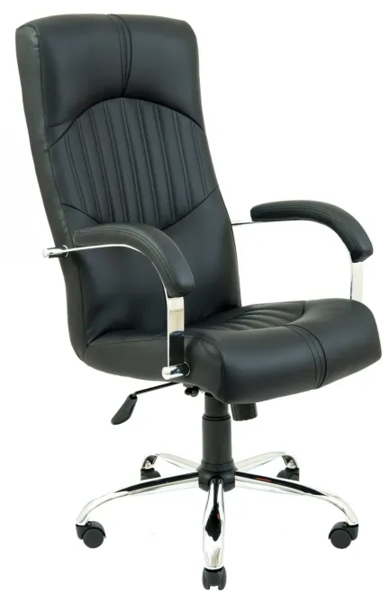 Офисное Кресло Руководителя Richman Hermes Fly 2230 Хром М1 Tilt Черный Киев - изображение 1