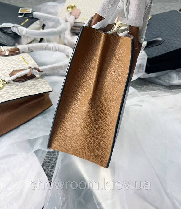 Жіноча сумка на плече Michael Kors Mercer brown LUX Київ - фото 4