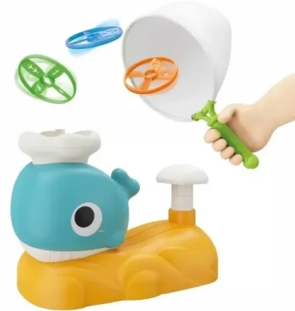 Интерактивная детская игрушка летающая тарелка фрисби Small Whale Коломыя