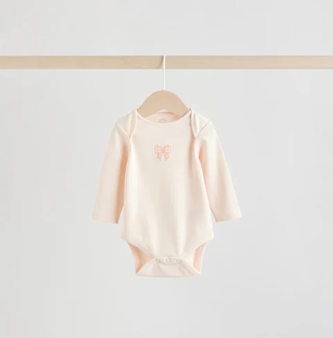 Детские боди с длинным рукавом 5 штук на 9-12 месяцев Розовый Киев - изображение 3