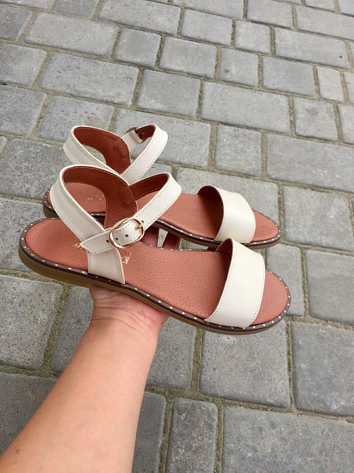 M.KRAFT Босоніжки жіночі M.KRAFT 3227 бежеві (літо, шкіра натуральна) (3392) лише 37р. 37 Коломия - фото 1