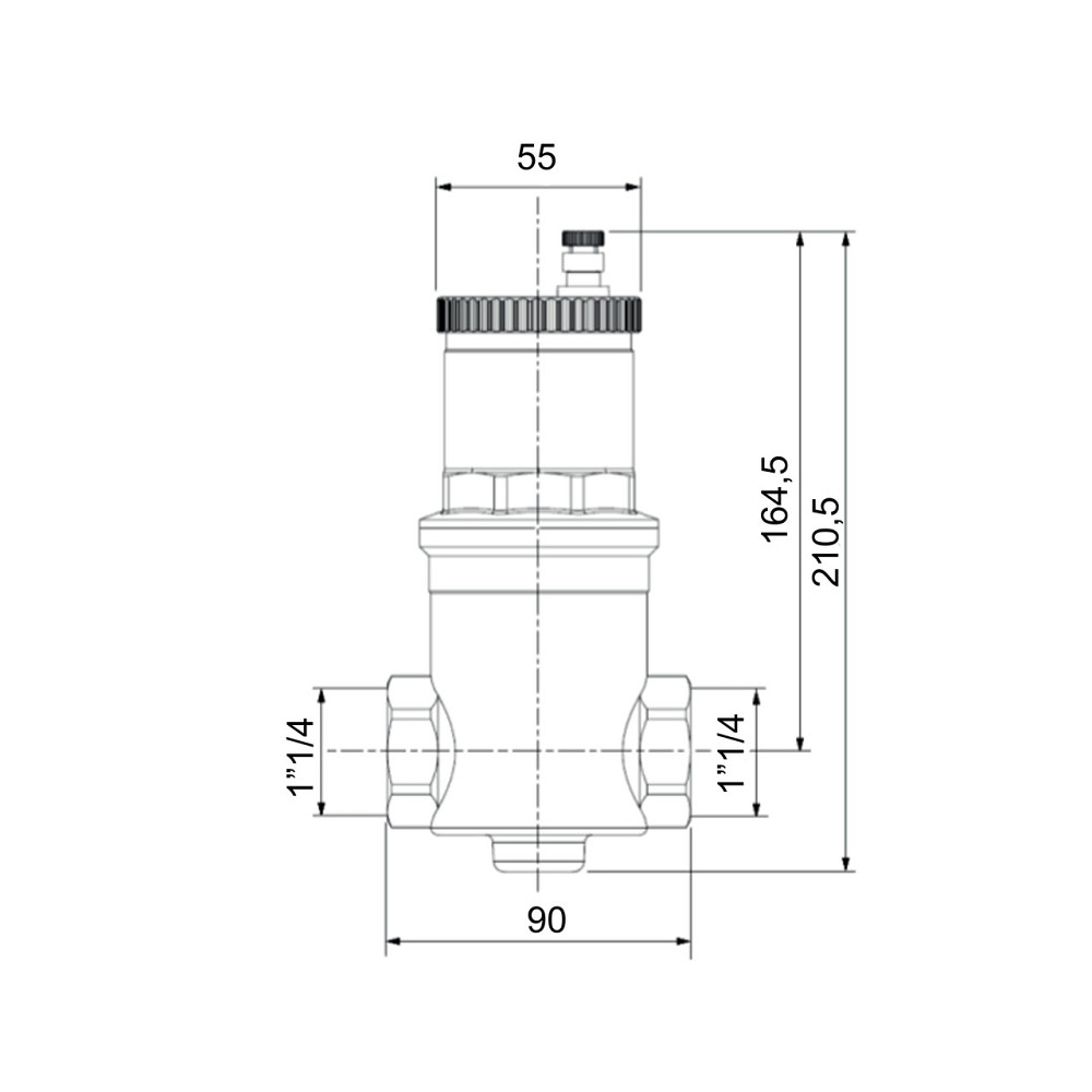 Повітровідвідник Icma автоматичний (дегазатор) 1 1/4" No740 Київ - фото 15