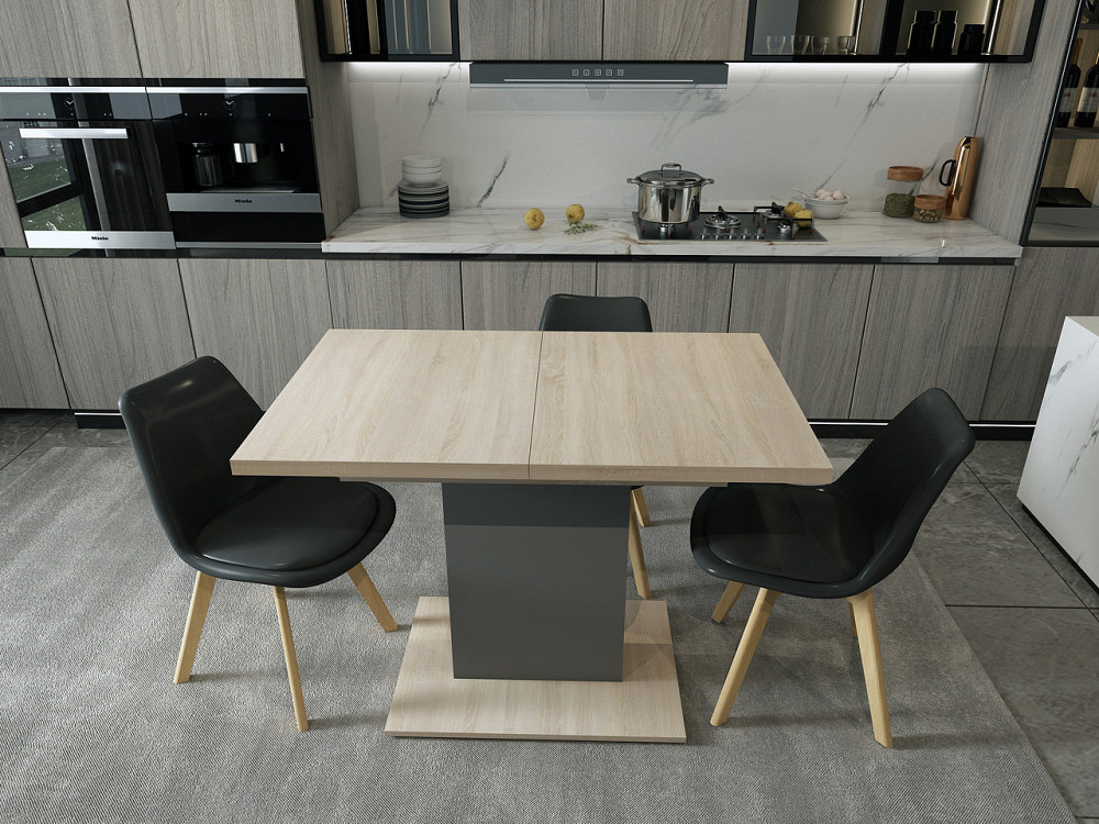 Стул в кухню Doros Бин 49х43х84 см Черный (DRS-011389) Львов - изображение 1