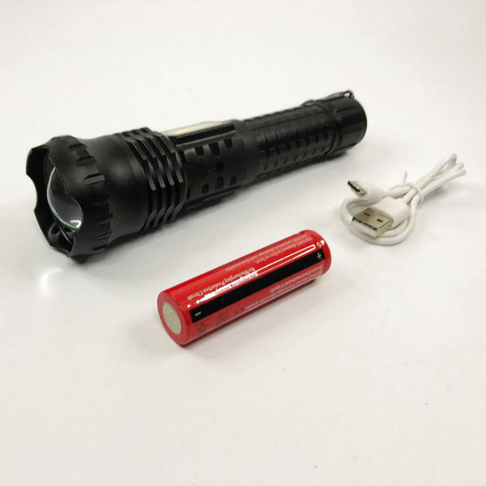 Фонарь с регулировкой луча Police BL-A95-P50+COB, Армейский фонарь, Фонарик военный MP-66 Львов - изображение 17
