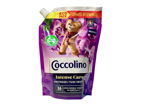 Ополіскувач COCCOLINO орхідея та чорниця orchidea viola & mirtili eco pack 24 прання, 600мл Київ