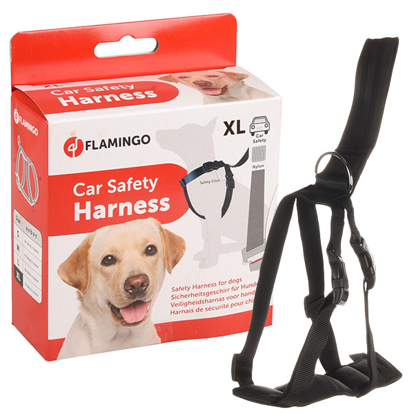 Flamingo Car Safety Harness ФЛАМИНГО СЕФТИ ХАРНЕСС шлея в автомобиль для собак Киев - изображение 1