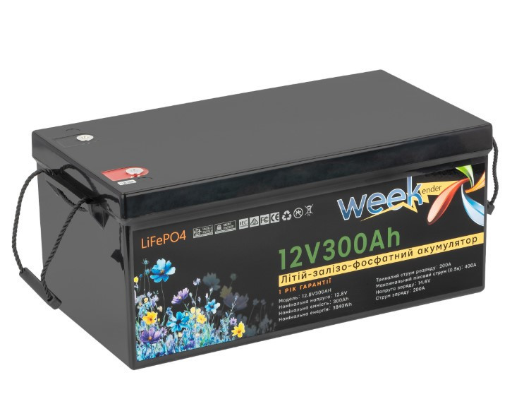 Акумулятор Weekender LiFeP04 12.8V 300Ah Київ - фото 4