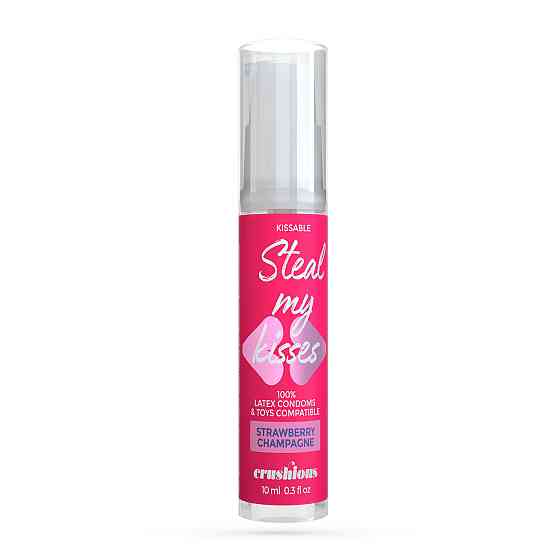Оральный лубрикант Crushious Strawberry Champagne, 10 мл Sex Aura Киев