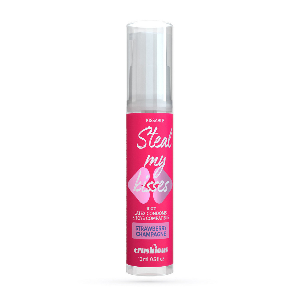 Оральный лубрикант Crushious Strawberry Champagne, 10 мл Sex Aura Киев - изображение 1