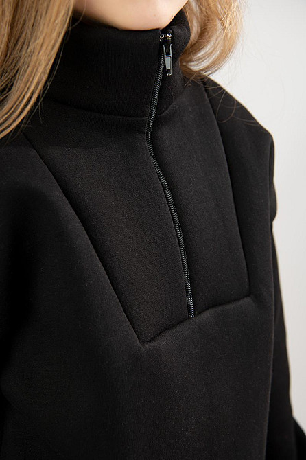 Дитячий теплий костюм, чорний, тринитка, топ Київ - фото 2