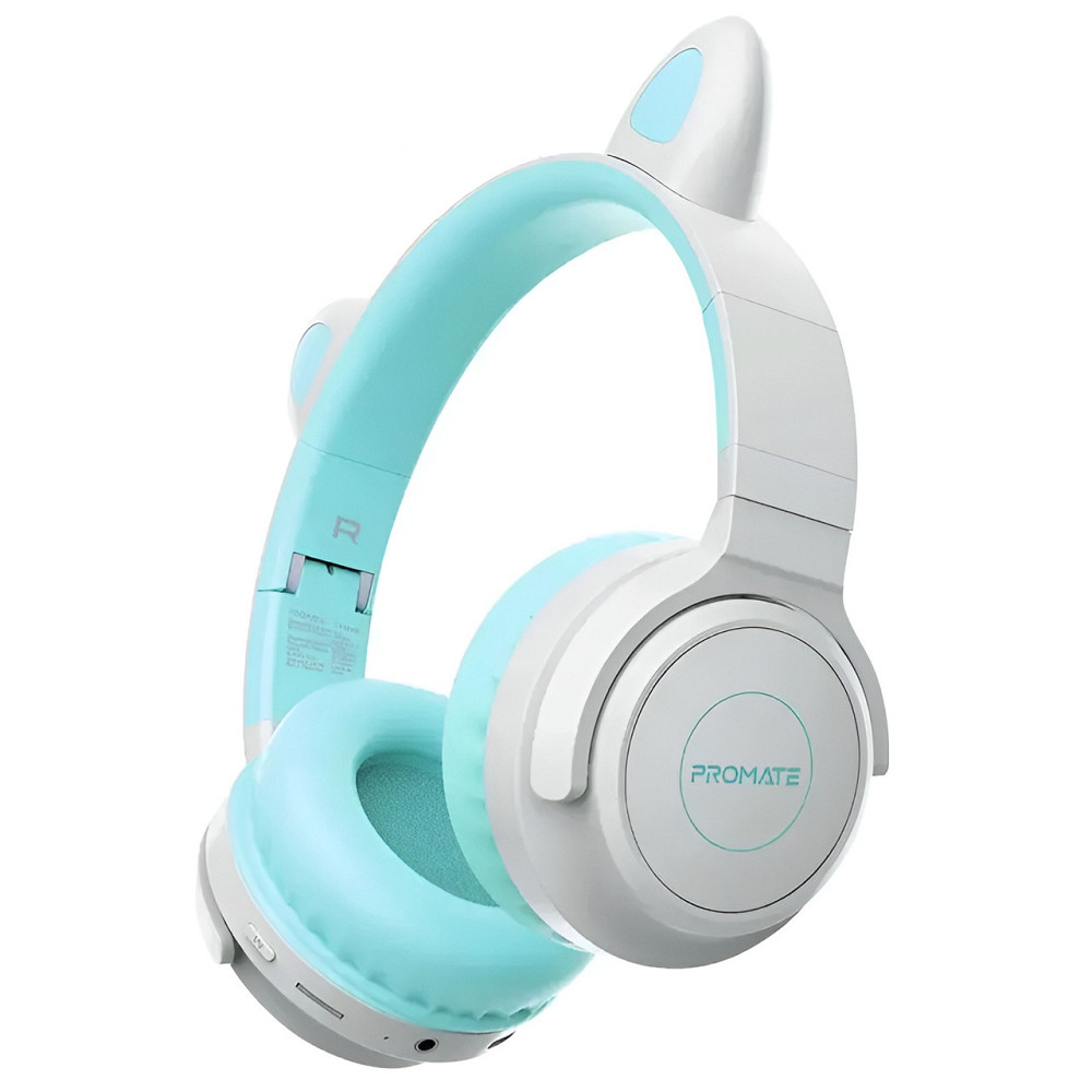 Bluetooth-гарнітура Promate Panda Aqua ( білий/блакитний ) Харків - фото 14