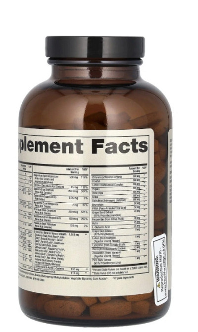 Мультивитамины для женщин Dr. Mercola Multivitamin Plus Vital Minerals 240 таб Киев - изображение 3