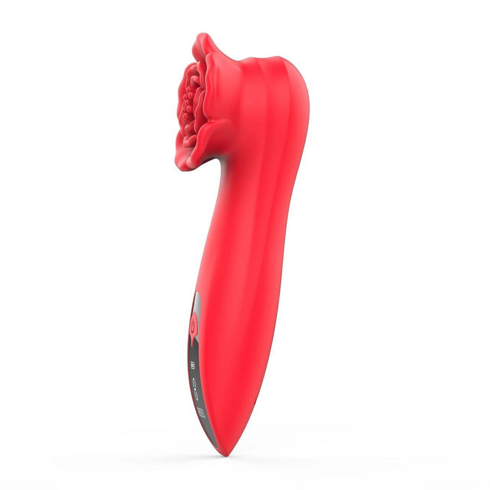 Розкішний вібратор для клітора Loviss Tona Rose Vibrator, у вигляді троянди, 9 режимів Sex Aura Київ - фото 4