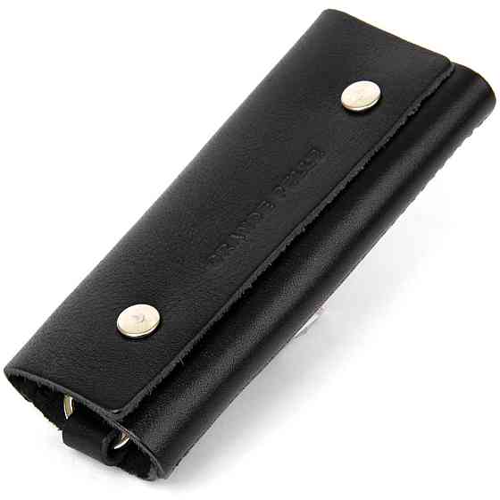 Универсальная кожаная ключница GRANDE PELLE 11351 Черный Киев