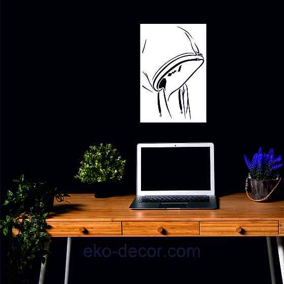 Декоративне настінне Панно «Силует», Декор на стіну Київ