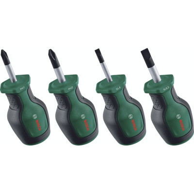 Набір викруток Bosch 4шт, SL, PH, сталь CrV (1.600.A03.2UJ) Вінниця - фото 1