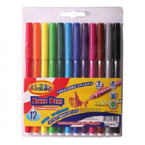 Фломастери "CLASS" PREMIUM 12кол 2712 довж.письма 450м, шт Київ - фото 1