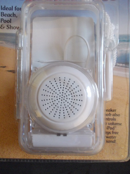 Футляр водонепроникний для iPod із колонкою, білий Рівне - фото 1