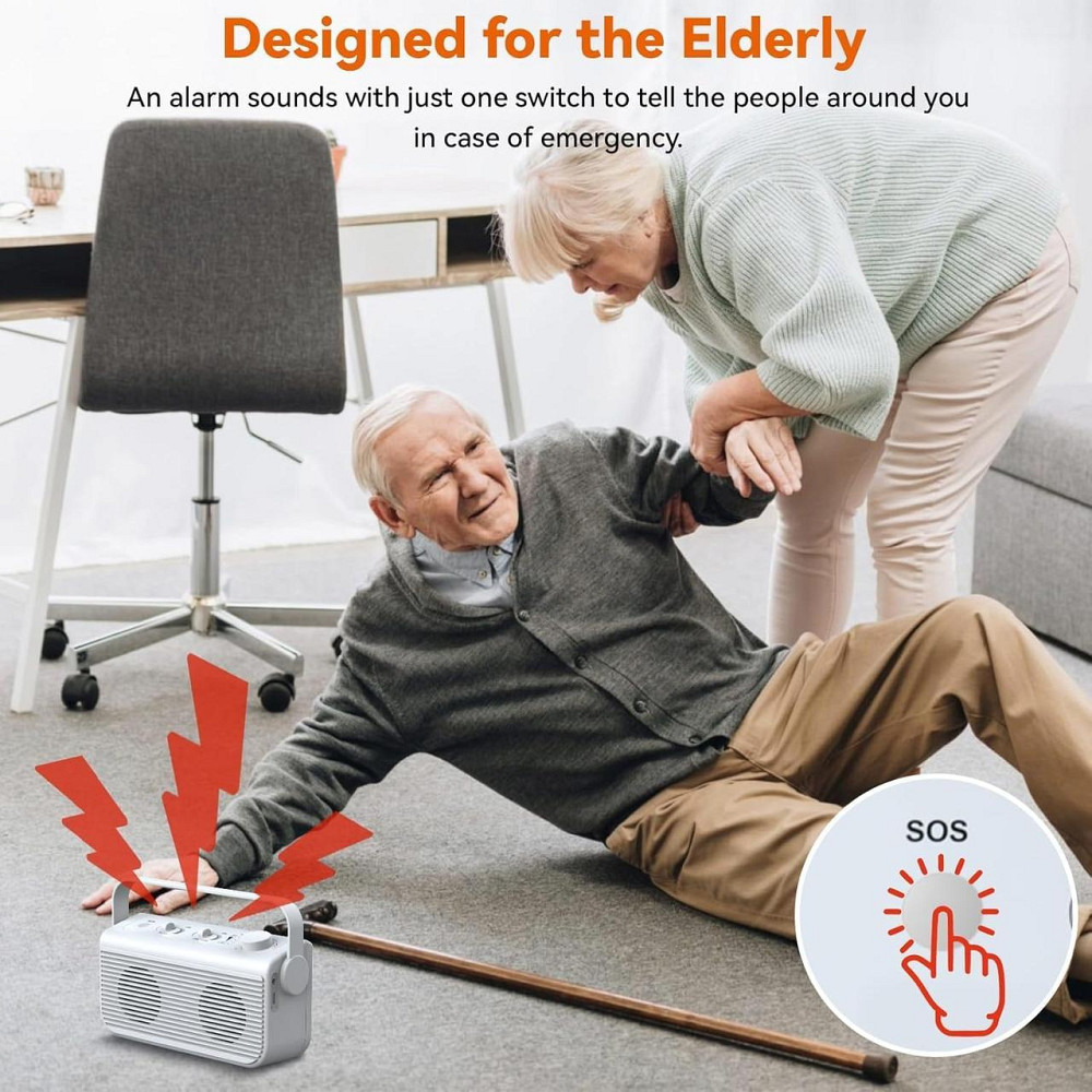 Усилитель голоса ANSTEN ZXTB007 Черный портативный для TV 30 м без задержки SOS 2.4 GHz AUX/RCA 10 ч Киев - изображение 4