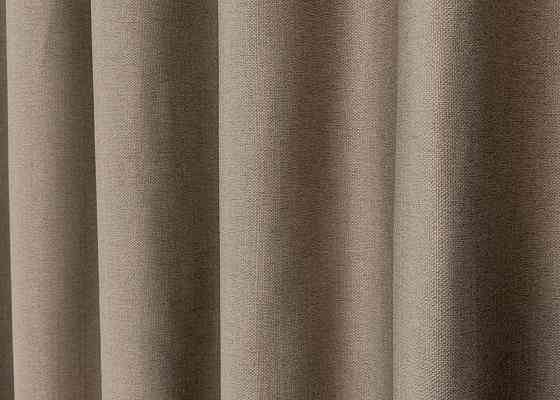 Шторная ткань Шенилл однотонный цвет светло-коричневый 1906ш Киев