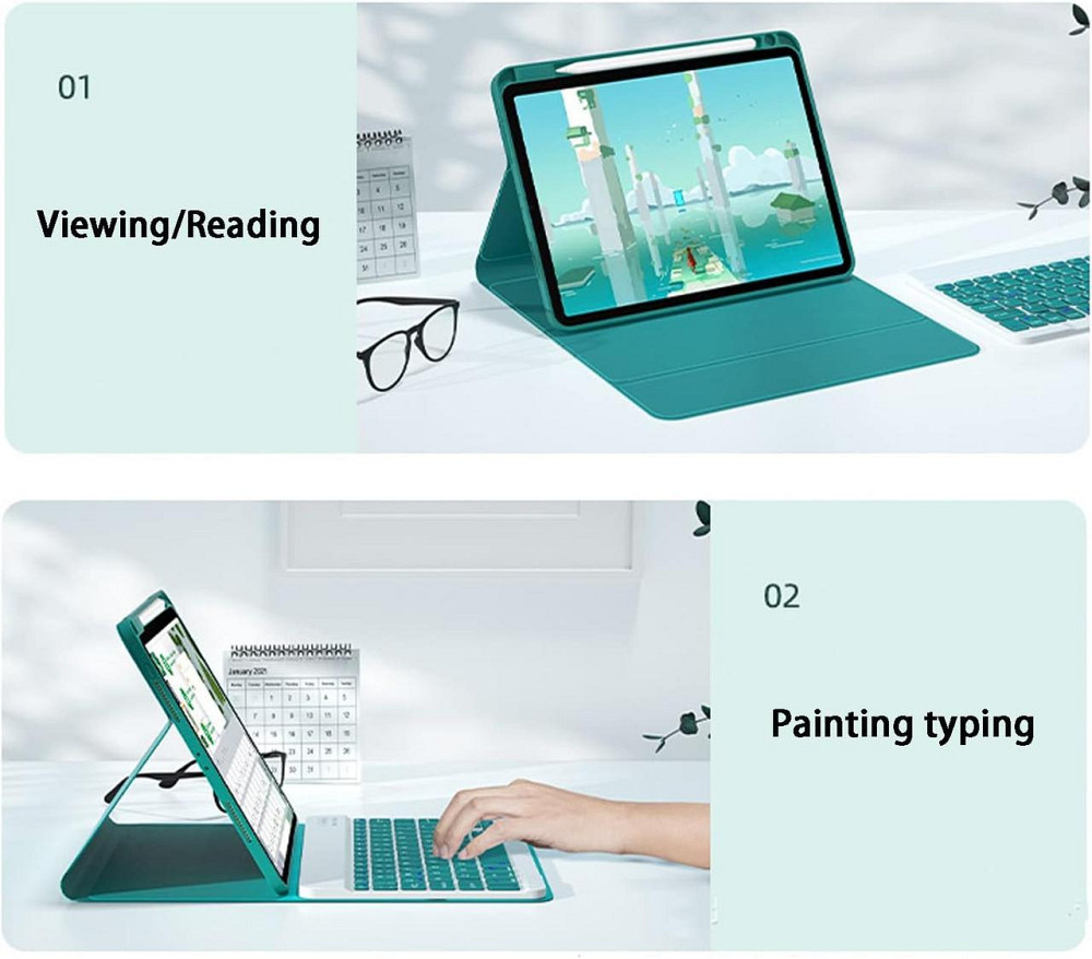 Захисний чохол з Bluetooth клавіатурою для iPad 10.2 (2019/20/21)/pro10.5(2017)/Air 3 10.5 Дніпро - фото 4