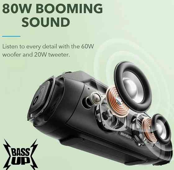 Anker Motion Boom Plus портативна колонка на 80W звуку Київ